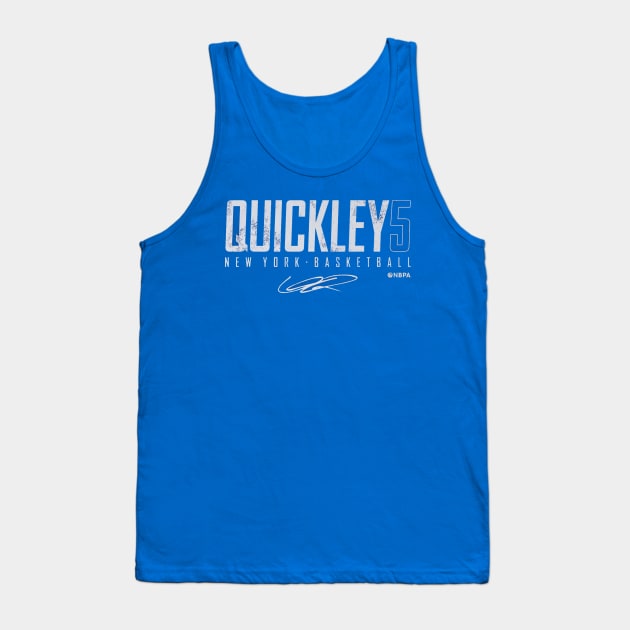 Immanuel Quickley New York Elite Tank Top by TodosRigatSot